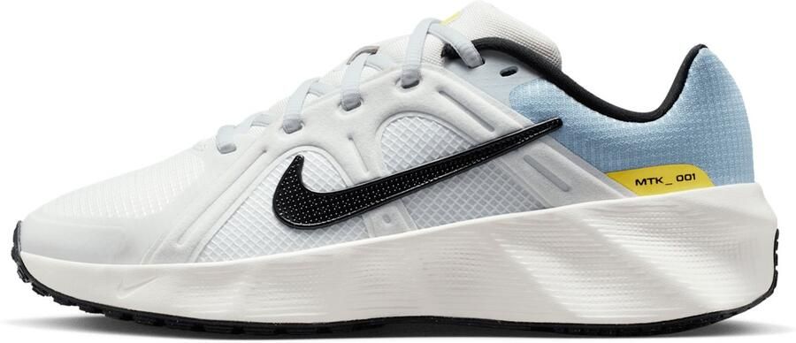 Nike Metro Tek Summit White Off White Light Armory Blue Zwart Wit Blauw Metro Lifestyle Unisex Sneakers
