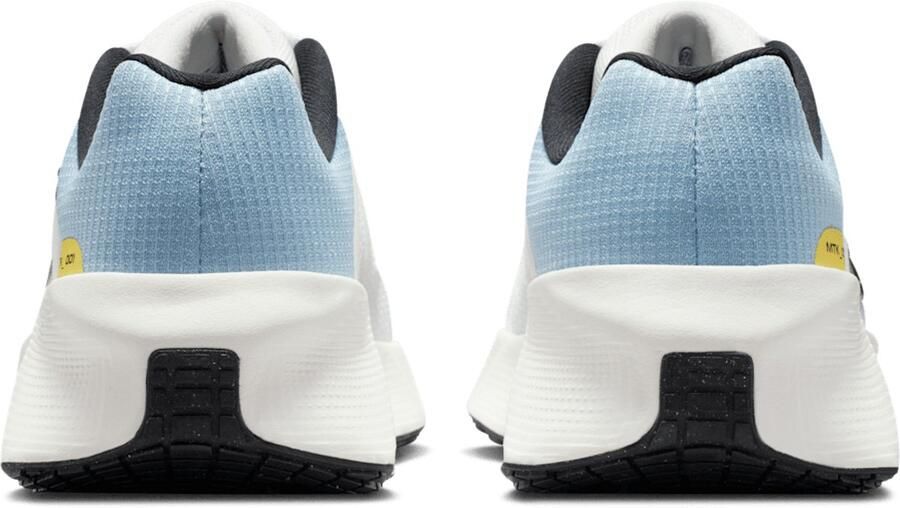 Nike Metro Tek Summit White Off White Light Armory Blue Zwart Wit Blauw Metro Lifestyle Unisex Sneakers