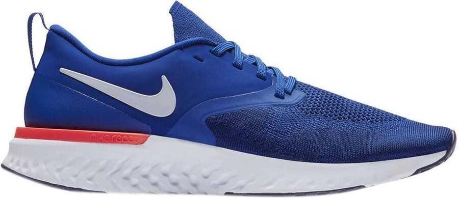 Nike Odyssey React 2 Flyknit Hardloopschoen Heren Blauw