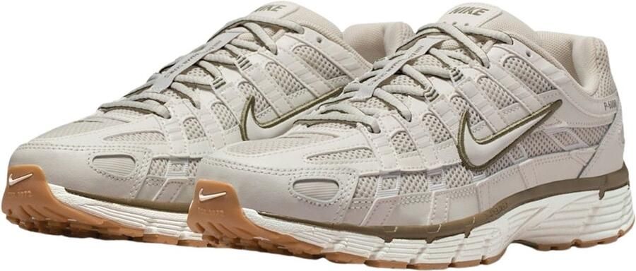 Nike Lage Sneakers P-6000 Light Bone Medium Olive Gum