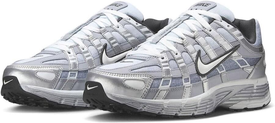 Nike P-6000 Metallic Silver Summit White-Wolf Grey