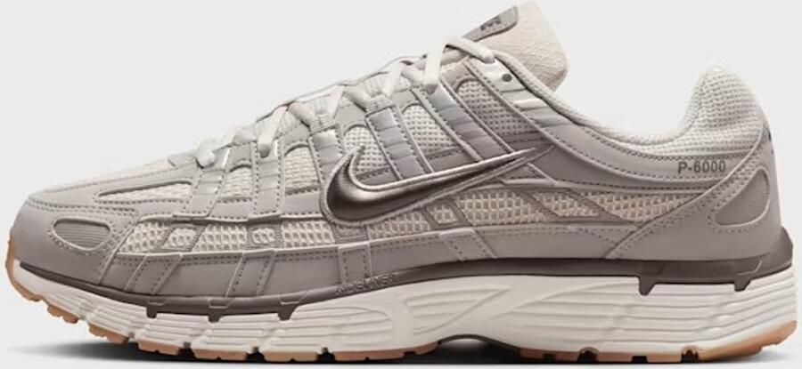 Nike p Sneakers Unisex 6000 Grijs Beige Doos Zonder Deksel !!!!!!!!!!!!!!!!!!!