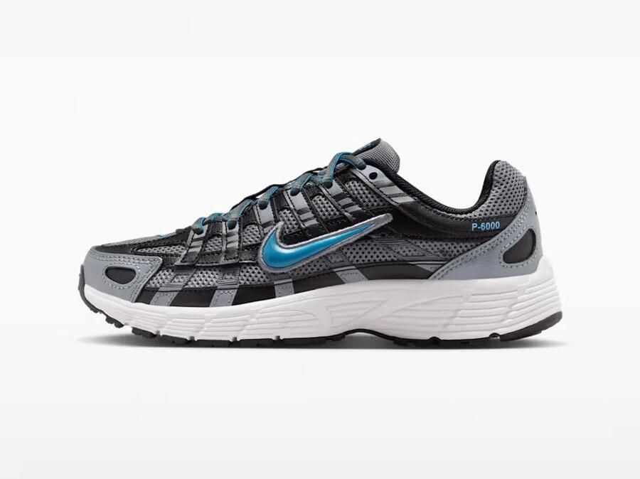 Nike P-6000 GS Smoke Grey Black Dutch Blue