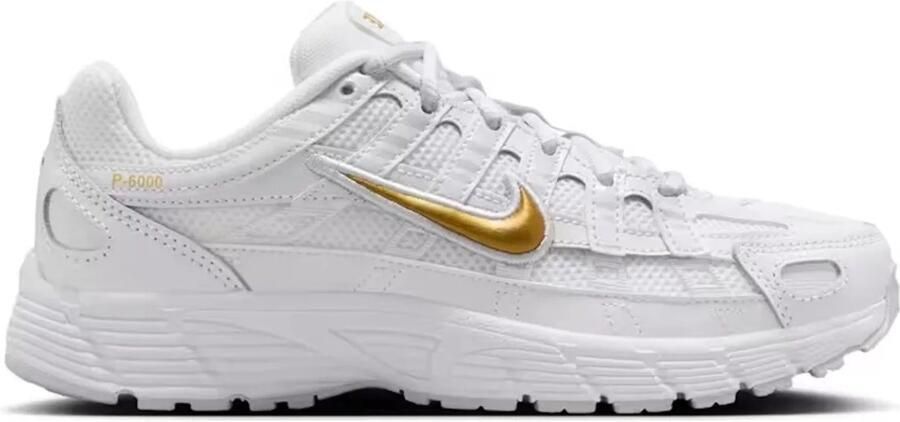 Nike P-6000 GS White Metallic Gold