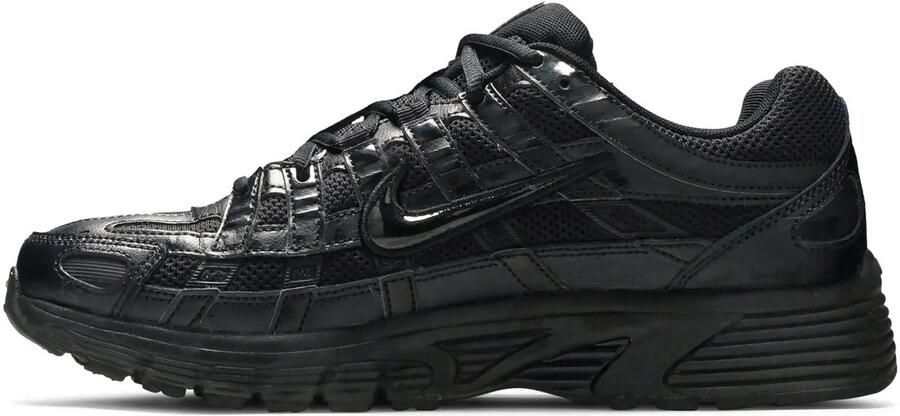 Nike P-6000 Heren Schoenen Zwart Maat: 47.5 Leer Textil Synthetisch Foot Locker - Foto 2