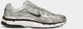 Nike Lage Sneakers P-6000 Metallic Silver Pure Platinum (Women's) - Zilver