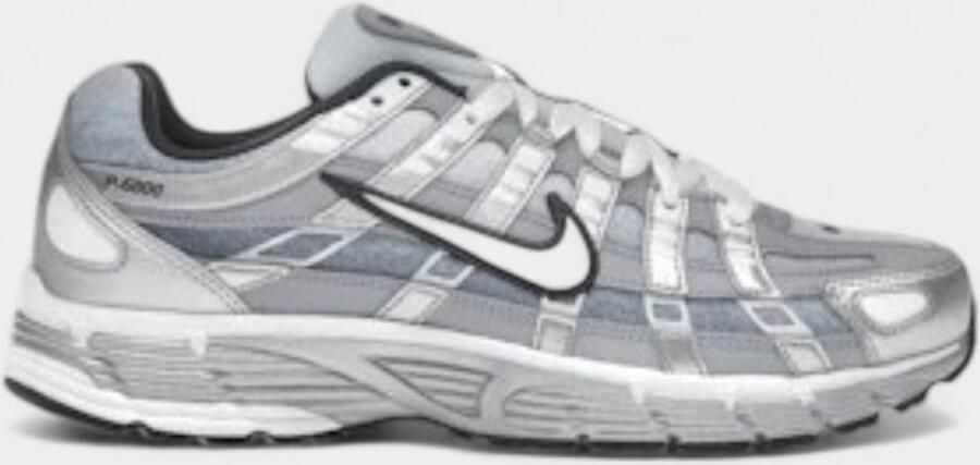 Nike Sneakers P-6000 Metallic Silver Summit White-Wolf Grey