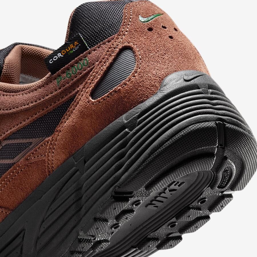 Nike P-6000 Premium CORDURA Fauna Brown Zwart Archaeo Brown Gorge Green Bruin Zwart P-6000 Lifestyle Heren Sneakers voor Mannen