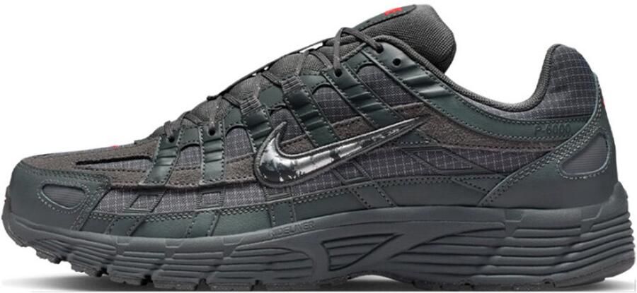 Nike P-6000 Premium Iron Grey Metallic Silver Sneakers Unisex Grijs