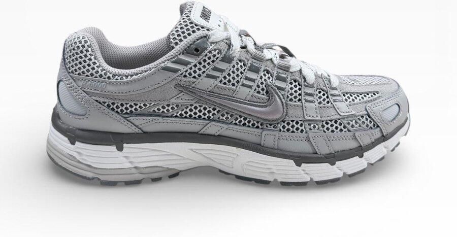 Nike P-6000 PRM Sneakers Light Iron Ore Metallic Silver Mesh & Synthetisch - Foto 2