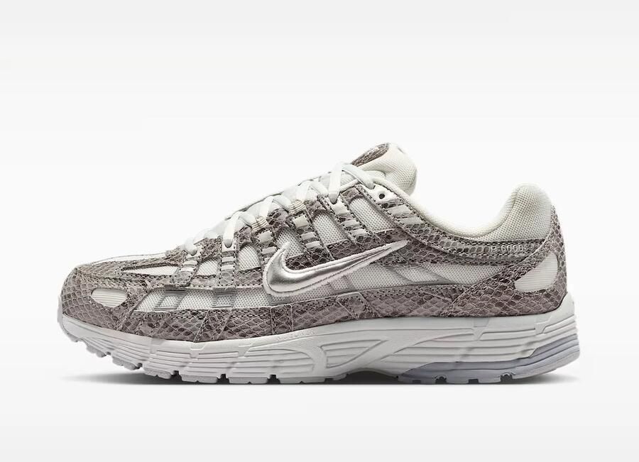 Nike P-6000 SE Off White Zwart Cool Grey Metallic Silver Wit Zwart P-6000 Lifestyle Unisex Sneakers