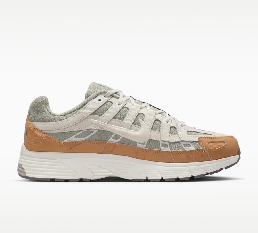Nike P-6000 Sneaker Wit Groen Oranje Heren