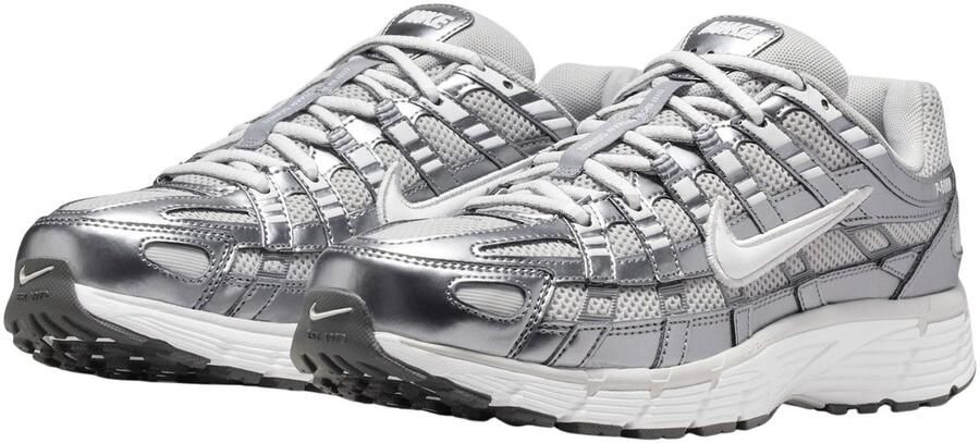 Nike Sportswear Sneakers laag 'P-6000' lichtgrijs zilver wit