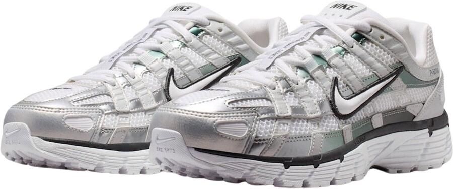 Nike P-6000 Wmns Off White Dark Smoke Grey Sneakers Unisex Wit Grijs Zilver