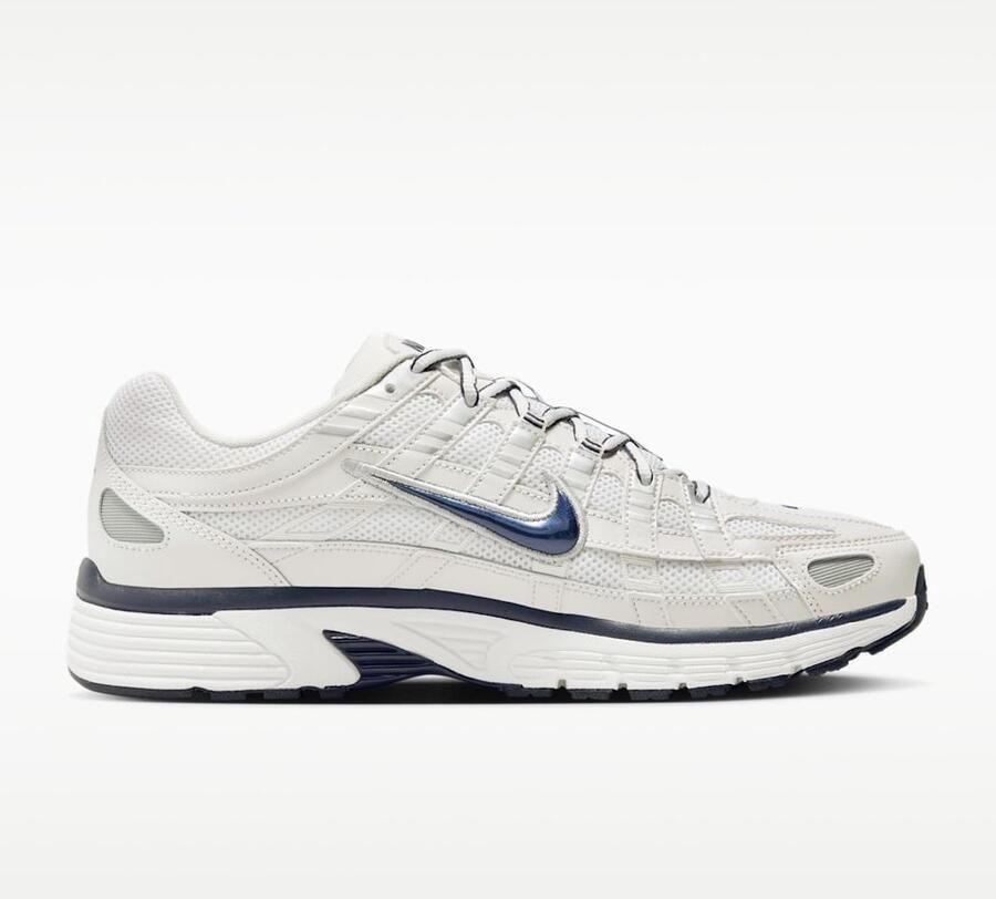 Nike P-6000 Sneakers Phantom Obsidian-Summit White Crème Donkerblauw Wit Retro Running Lifestyle