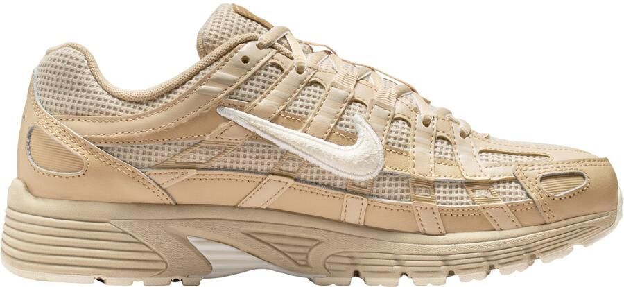 Nike P-6000 Sneakers Sanddrift Sail-Linen Beige Wit P-6000 Lifestyle Dames Sneakers voor Vrouwen