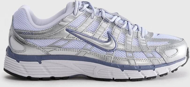 Nike P-6000 Unisex Metallic Silver World Indigo