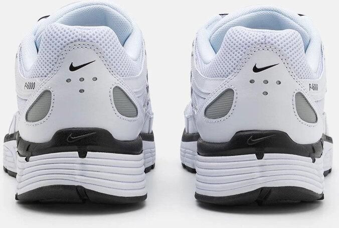 Nike P-6000 Unisex White Metallic Silver Black - Foto 4