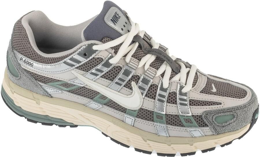 Nike Schoenen P-6000 Flat Pewter Light Iron Ore Metallic Silver White- Heren Flat Pewter Light Iron Ore Metallic Silver White - Foto 2