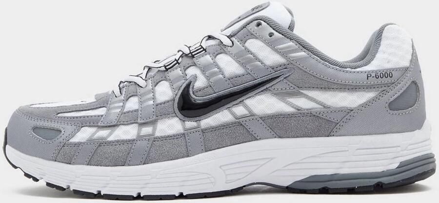 Nike P-6000 White Metallic Cool Grey Black Sneakers Unisex Zwart Wit Grijs