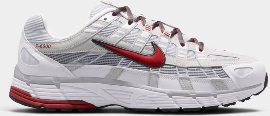 Nike Sneakers P-6000 White Platinum Red