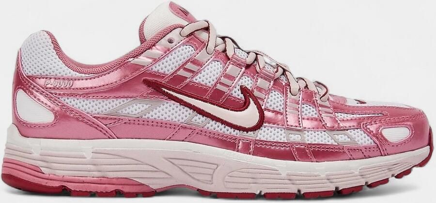 Nike P-6000 White Silt Red Peony (Women's)