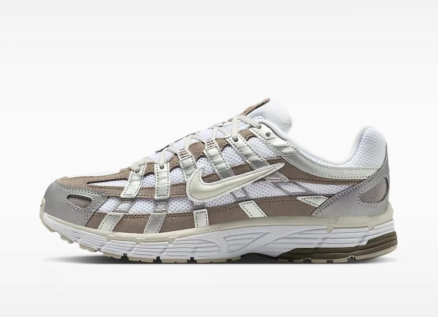 Nike P-6000 Wmns Cave Stone Sneakers Unisex Bruin Grijs