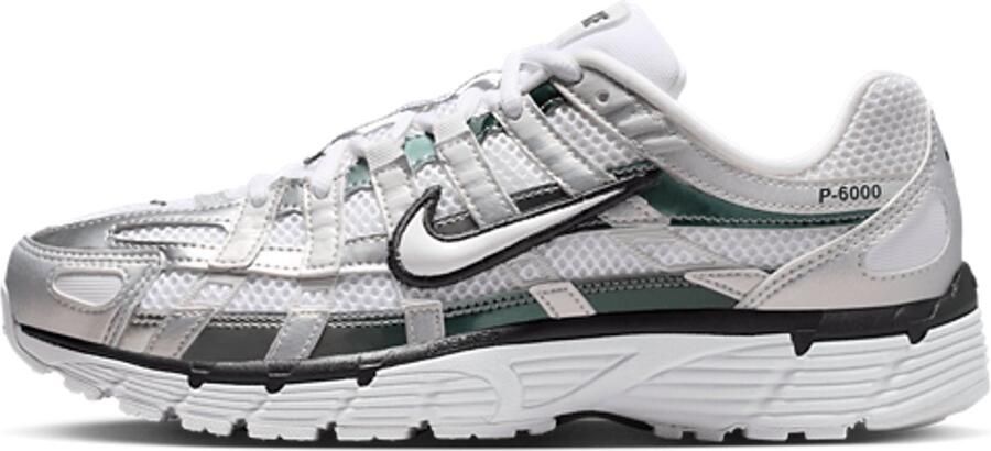 Nike P-6000 Wmns Off White Dark Smoke Grey Sneakers Unisex Wit Grijs Zilver