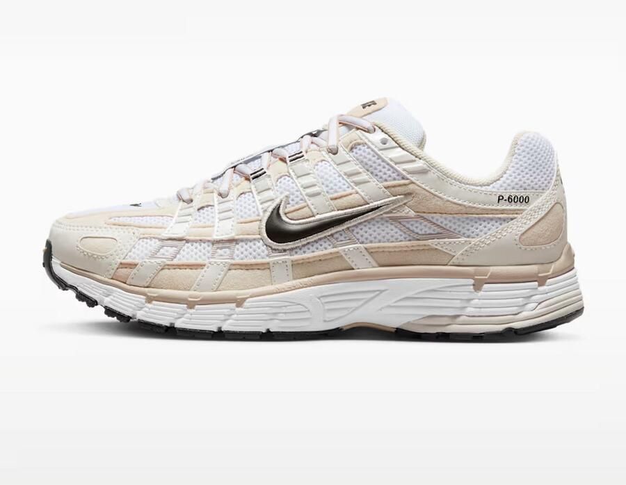 Nike P Sneakers Unisex 6000 Beige White Mesh - Foto 2