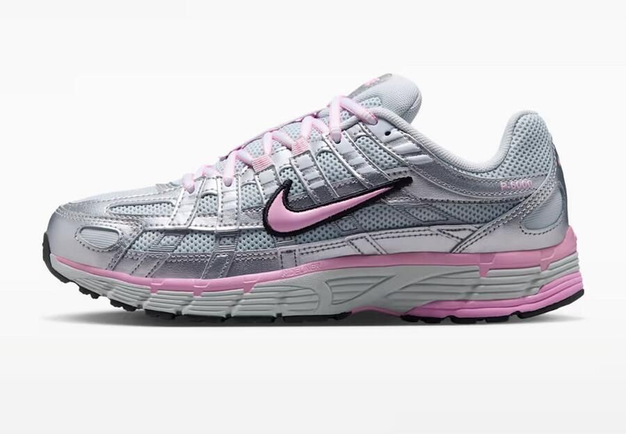 Nike P-6000 Women's Pink Rise Metallic Silver - Foto 2