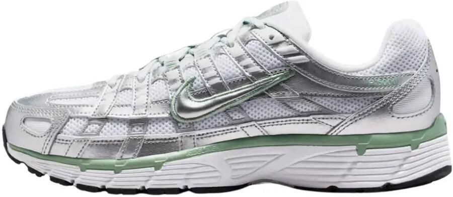 Nike P-6000 Sneakers Metallic Silver Steam-White Zilver Wit P-6000 Lifestyle Dames Sneakers voor Vrouwen - Foto 4
