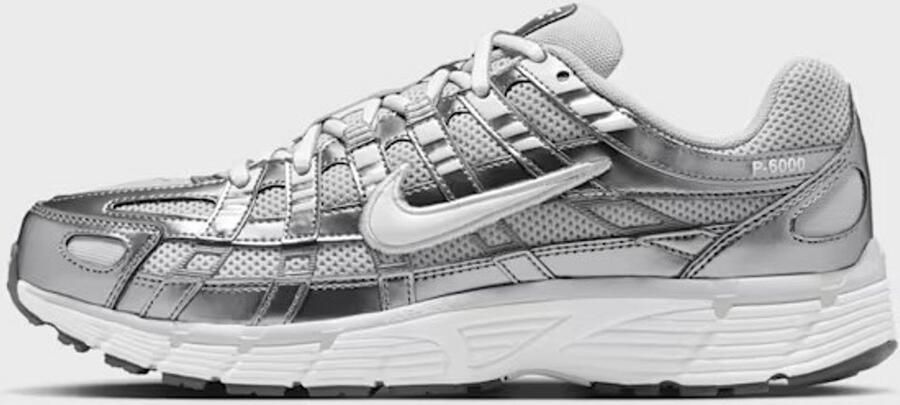 Nike P-6000 Grey Fog Metallic Cool Grey Cool Grey Wit Grijs Wit P-6000 Lifestyle Dames Sneakers voor Vrouwen - Foto 2