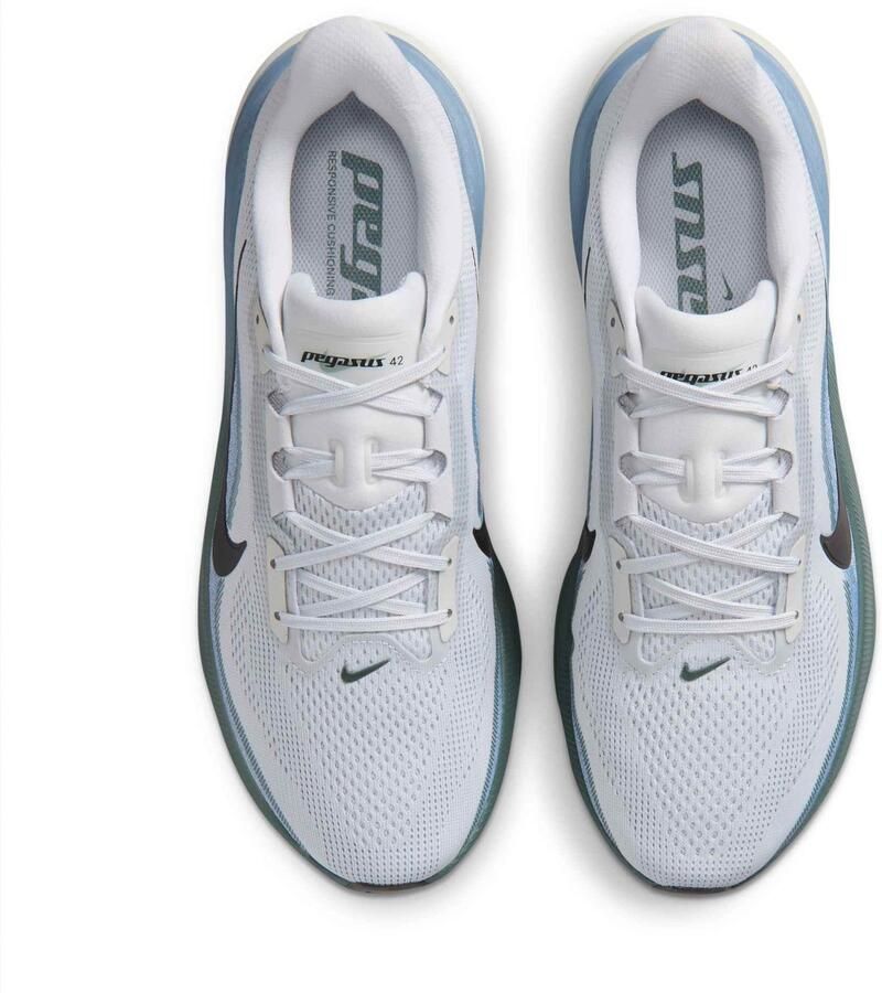 Nike Hardloopschoenen Air Zoom Pegasus 42 Grijs Navy Blauw Groen