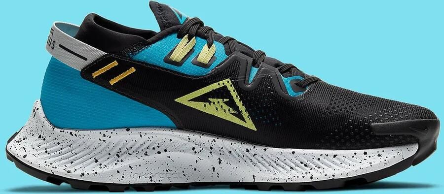 Nike pegasus trail 2 hardloopschoenen zwart geel dames