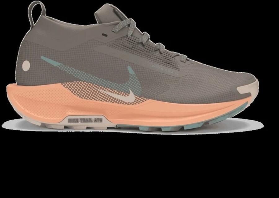 Nike Pegasus Trail 5 GTX Hardloopschoen Dames Mink Brown Cannon-Orange Chalk