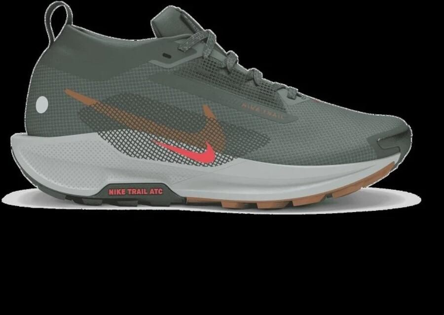 Nike Pegasus Trail 5 GTX Hardloopschoen Heren Fir Bright Crimson-Clay Green