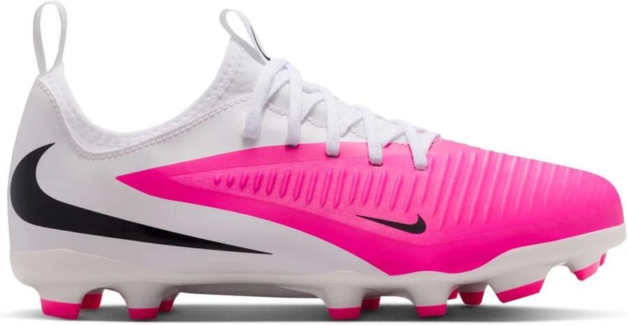 Nike Phantom 6 Low Academy FG Junior Roze Kind Roze