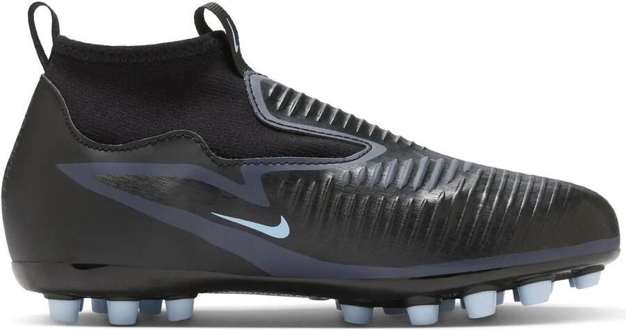 Nike Phantom 6 High Academy AG Kunstgras Zwart Voetbalschoenen Kinderen