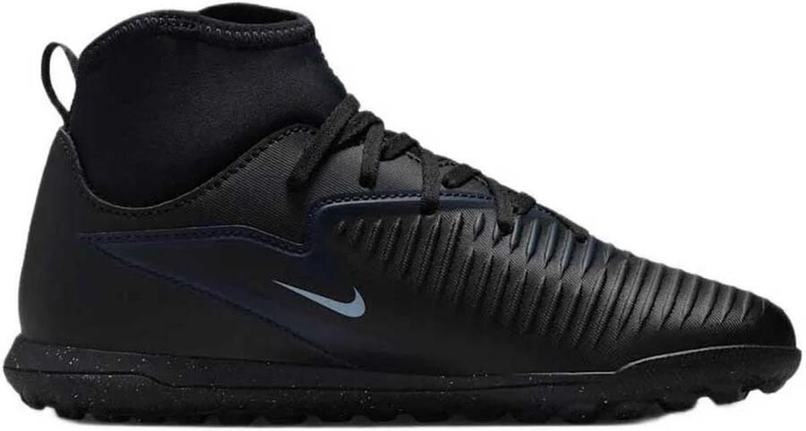 Nike Phantom 6 High Club Tf Voetbalschoenen Zwart
