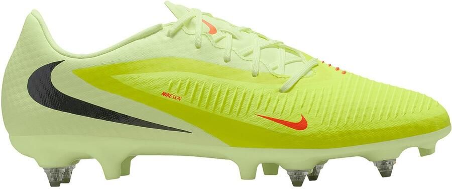 Nike Phantom 6 Academy Low Cut SG-PRO Max Voltage Geel Zwart Oranje