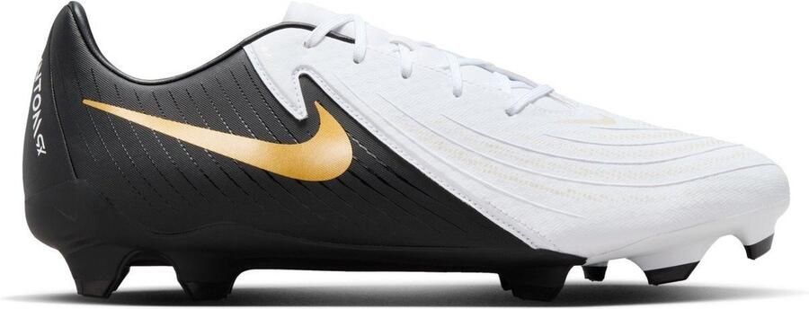 Nike Phantom GX 2 Academy Low-top FG White Metallic Gold Coin Black - Foto 2