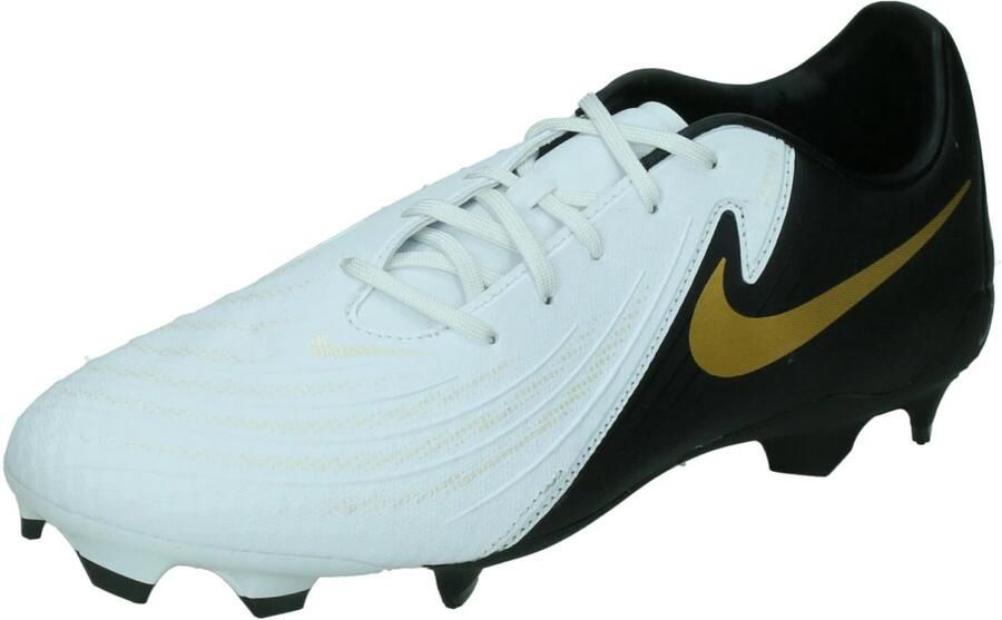 Nike Phantom GX 2 Academy Low-top FG White Metallic Gold Coin Black - Foto 2
