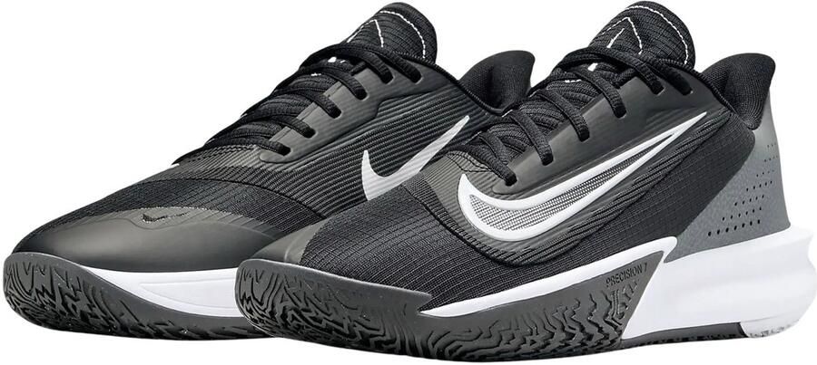 Nike Precision VII Sportschoenen Zwart Grijs Wit Heren - Foto 2