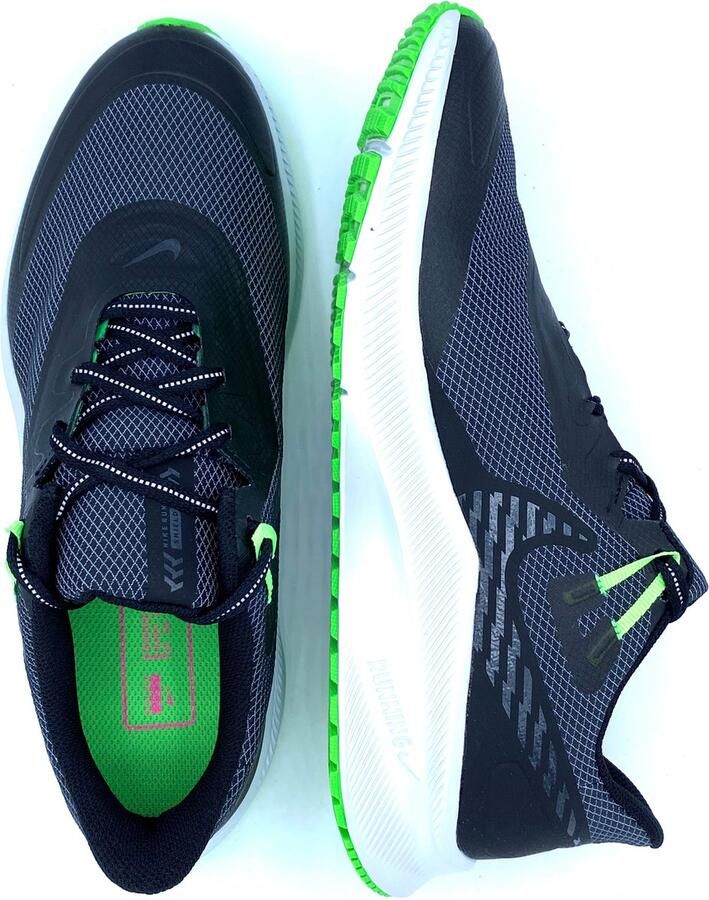 Nike Quest 3 Heren Black Dark Smoke Grey White Metallic Silver Heren - Foto 4