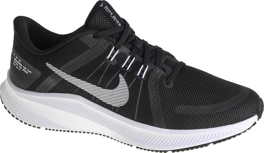 Nike Quest 4 Hardloopschoenen voor dames(straat) Black Dark Smoke Grey White Dames - Foto 7