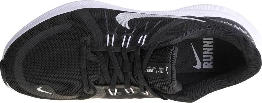 Nike Quest 4 Hardloopschoenen voor dames(straat) Black Dark Smoke Grey White Dames - Foto 10