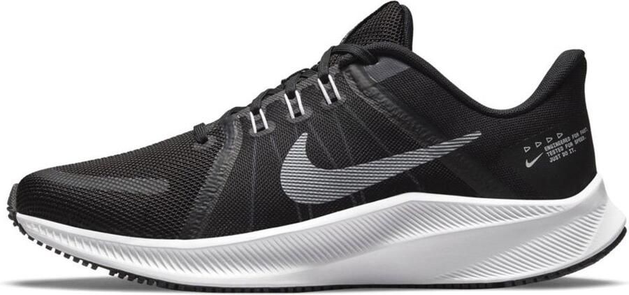 Nike Quest 4 Hardloopschoenen voor dames(straat) Black Dark Smoke Grey White Dames - Foto 8