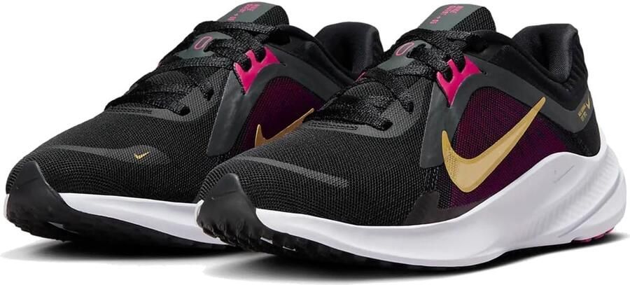 Nike Quest 5 Sportschoen Women Zwart Paars