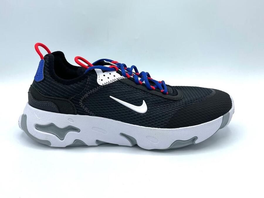 Nike React Live Kinderschoen Anthracite Black Light Smoke Grey White Kind