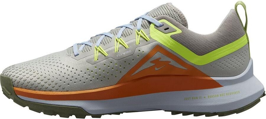 Nike React Pegasus Trail 4 Trailrunningschoenen voor heren 42.5 Light Iron Ore Cobblestone Football Grey Volt - Foto 2